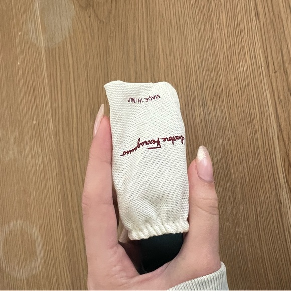 Womens Ferragamo Black and Teal Reversible Belt - Picture 7 of 9